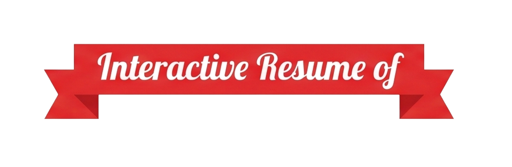 interactive resume